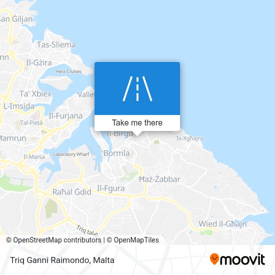 Triq Ganni Raimondo map