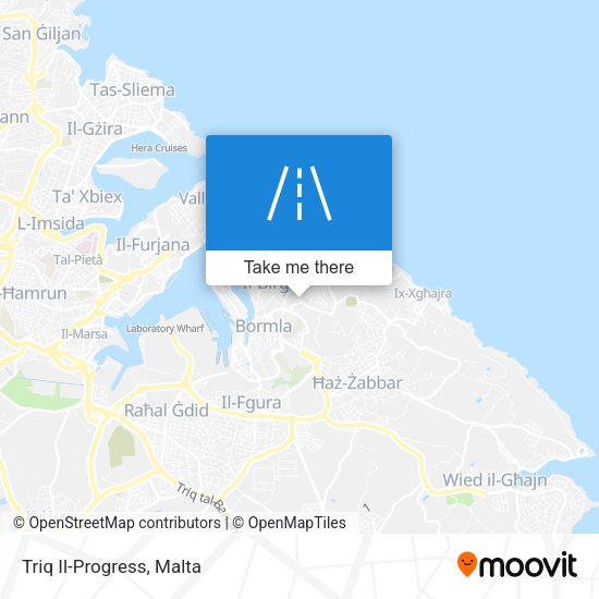 Triq Il-Progress map
