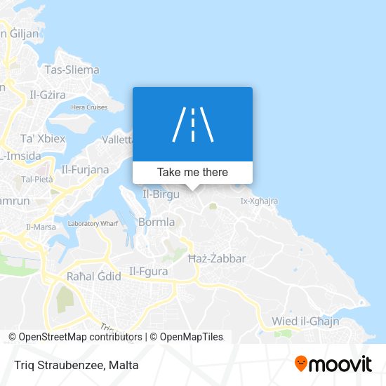 Triq Straubenzee map
