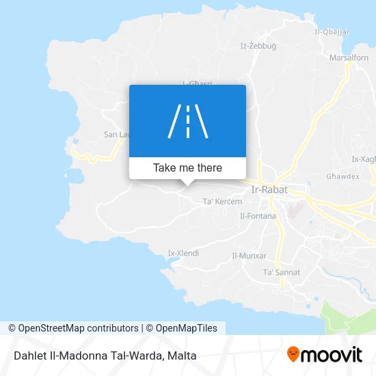 Dahlet Il-Madonna Tal-Warda map