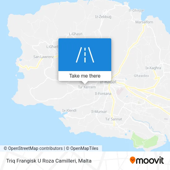 Triq Frangisk U Roza Camilleri map