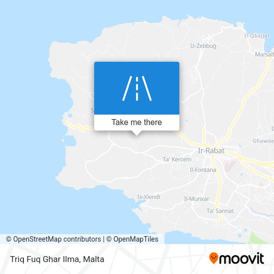 Triq Fuq Ghar Ilma map