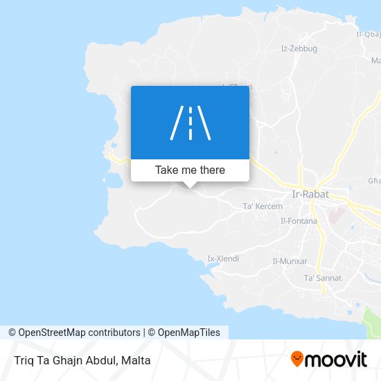 Triq Ta Ghajn Abdul map