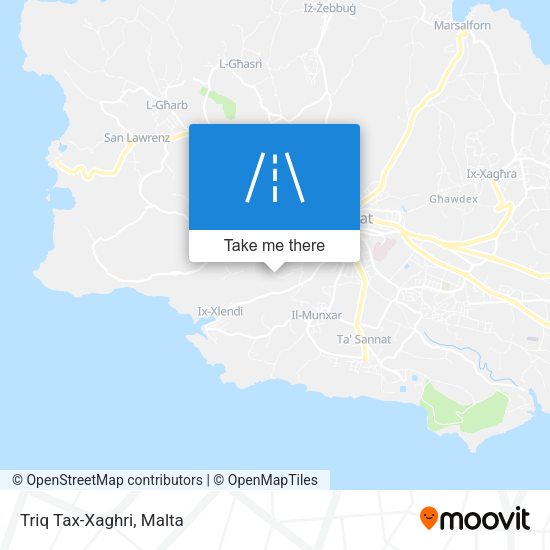 Triq Tax-Xaghri map