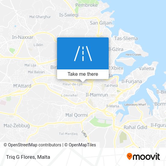 Triq G Flores map