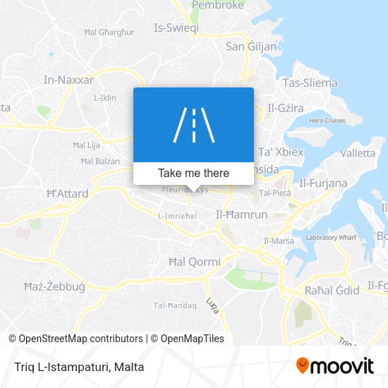 Triq L-Istampaturi map