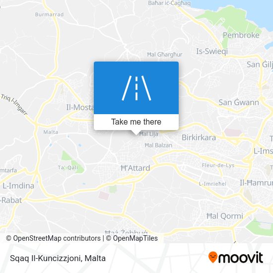 Sqaq Il-Kuncizzjoni map