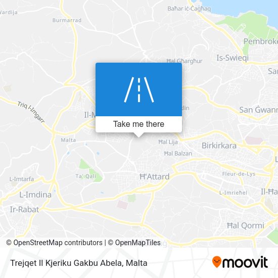 Trejqet Il Kjeriku Gakbu Abela map