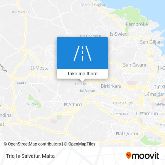 Triq Is-Salvatur map