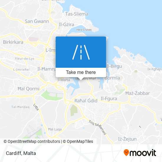 Cardiff map