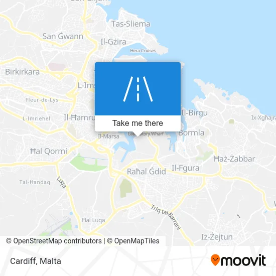 Cardiff map
