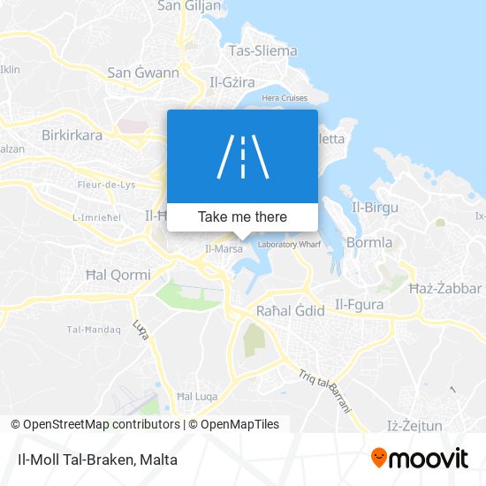 Il-Moll Tal-Braken map