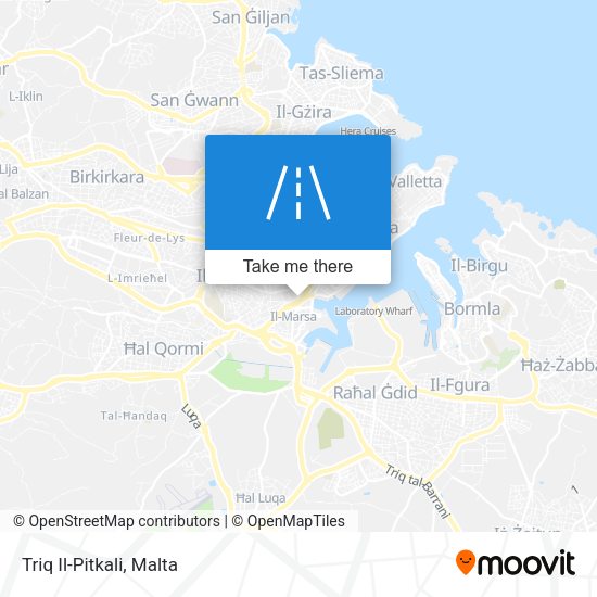 Triq Il-Pitkali map