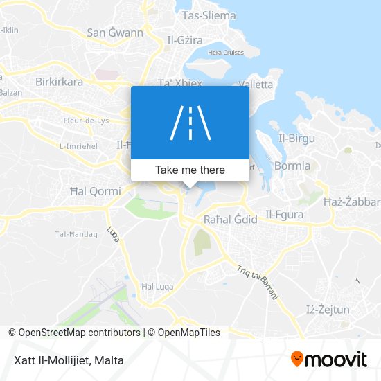 Xatt Il-Mollijiet map