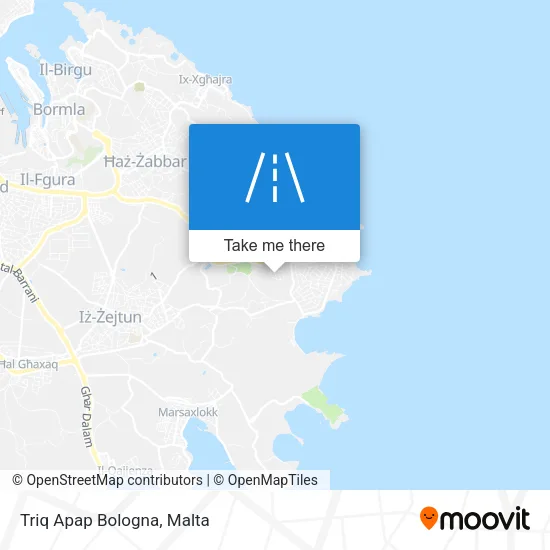 Triq Apap Bologna map