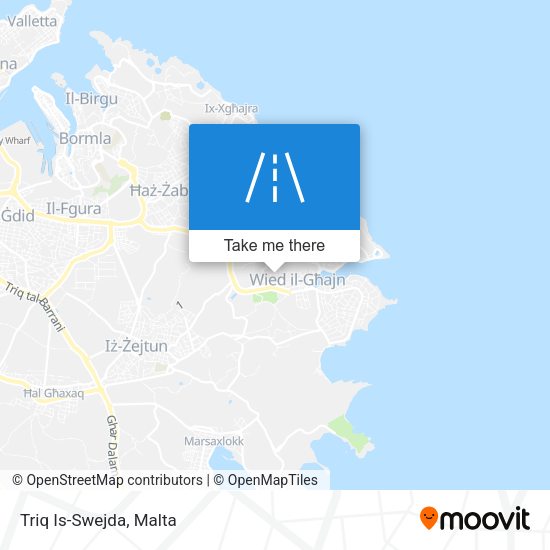 Triq Is-Swejda map