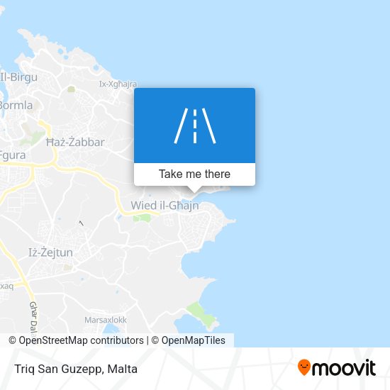Triq San Guzepp map