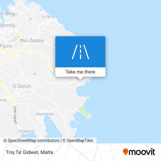 Triq Ta' Gidwet map