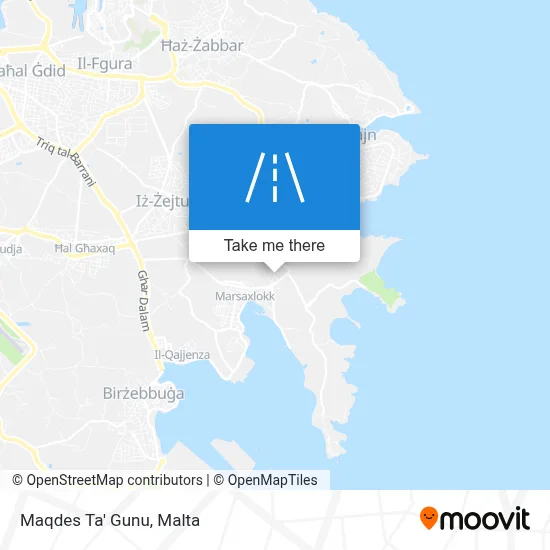 Maqdes Ta' Gunu map