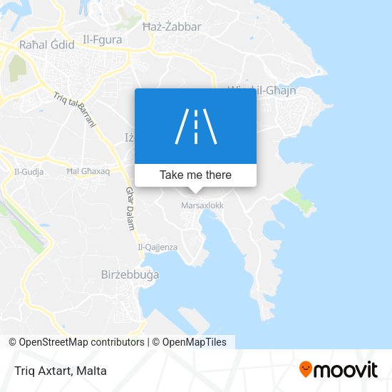 Triq Axtart map
