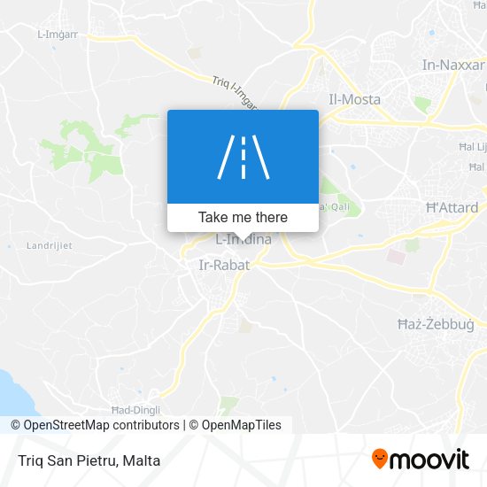 Triq San Pietru map