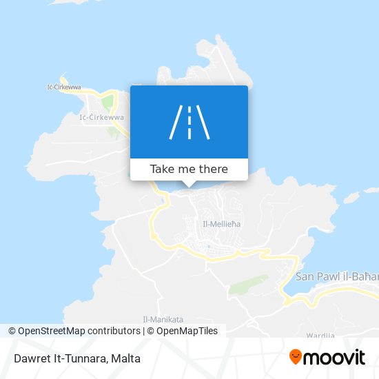 Dawret It-Tunnara map