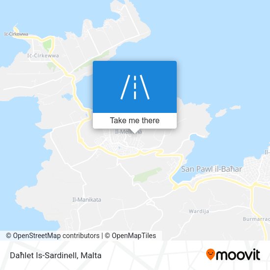 Daħlet Is-Sardinell map