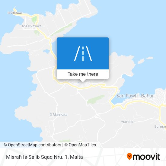 Misraħ Is-Salib Sqaq Nru. 1 map