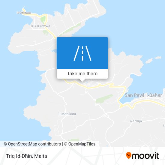 Triq Id-Dħin map