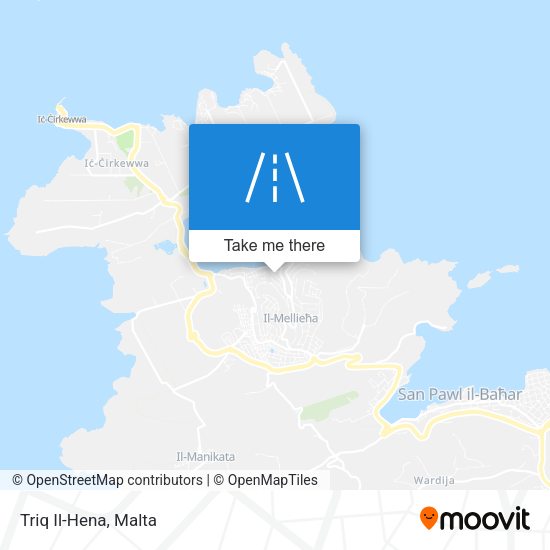 Triq Il-Hena map