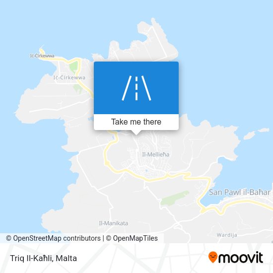 Triq Il-Kaħli map