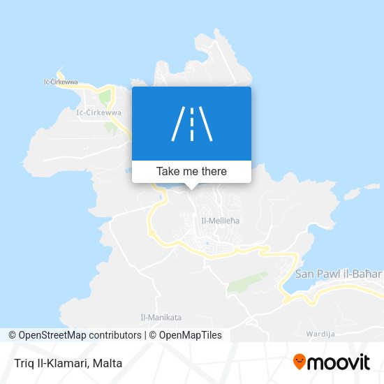 Triq Il-Klamari map