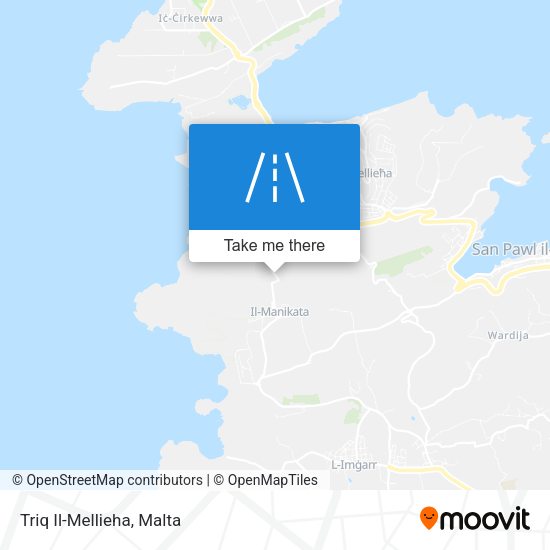 Triq Il-Mellieha map