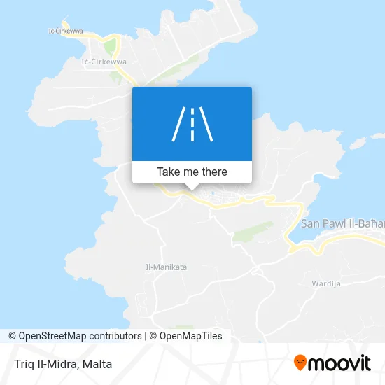 Triq Il-Midra map