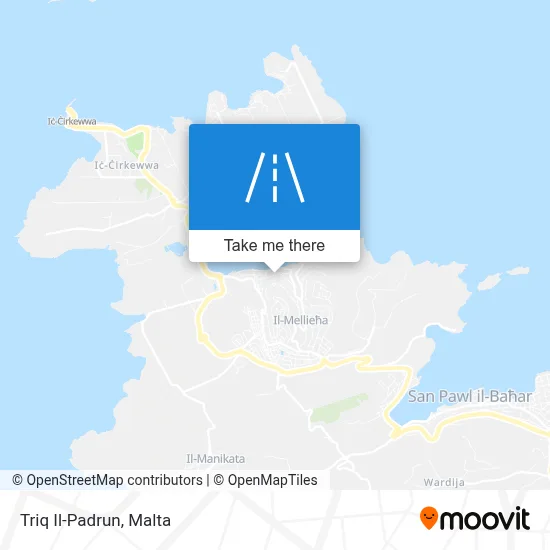 Triq Il-Padrun map