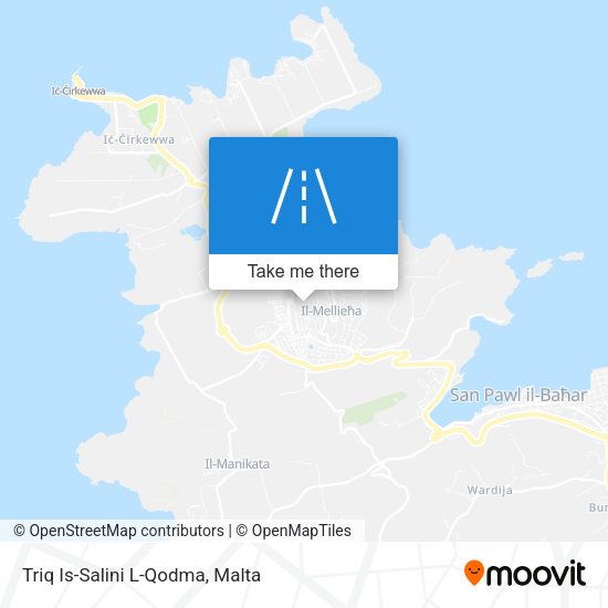 Triq Is-Salini L-Qodma map