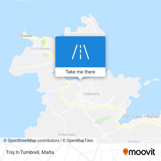 Triq It-Tumbrell map