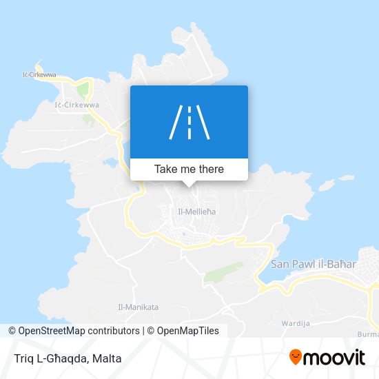 Triq L-Għaqda map