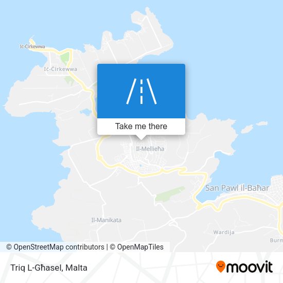 Triq L-Għasel map