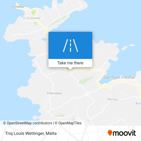 Triq Louis Wettinger map