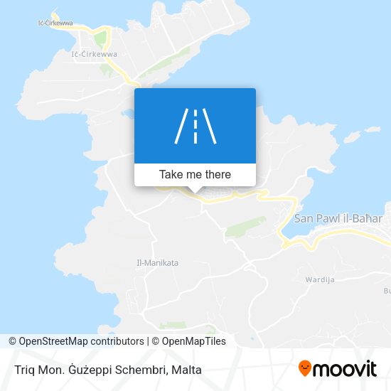 Triq Mon. Ġużeppi Schembri map