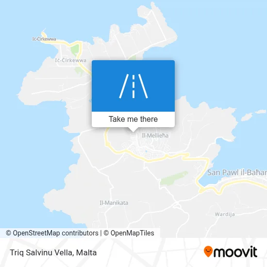 Triq Salvinu Vella map