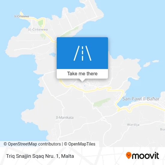 Triq Snajjin Sqaq Nru. 1 map