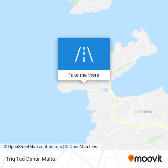 Triq Tad-Dahar map