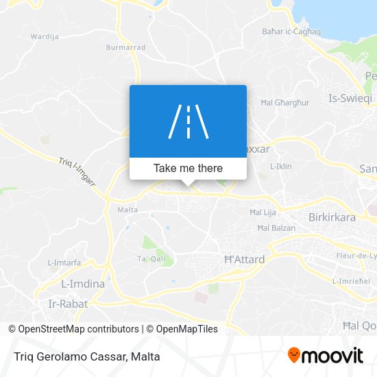 Triq Gerolamo Cassar map