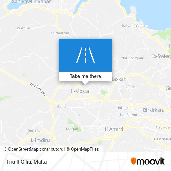 Triq Il-Gilju map