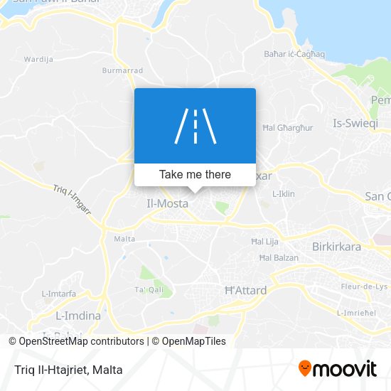 Triq Il-Htajriet map
