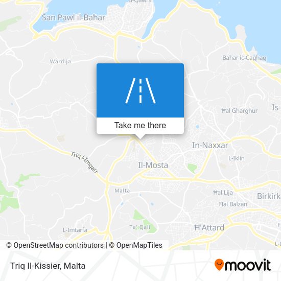 Triq Il-Kissier map