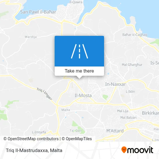 Triq Il-Mastrudaxxa map