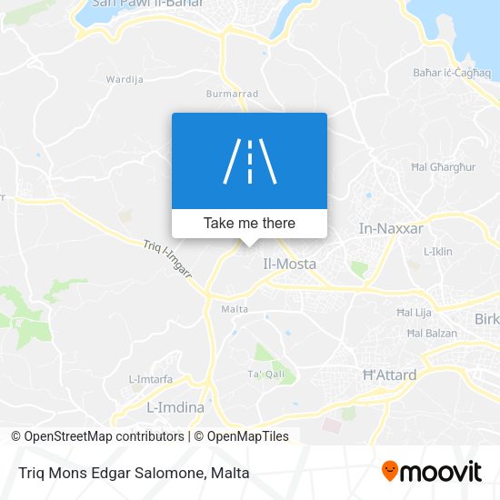 Triq Mons Edgar Salomone map